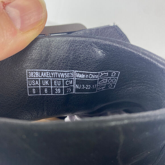 Vionic Blakely Open Toe Sz 8 Sandals Block Heel Black Suede Booties Vampy Goth - Picture 8 of 8